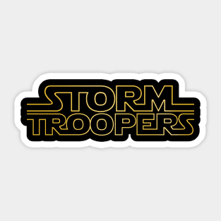 storm troopers 2 Sticker